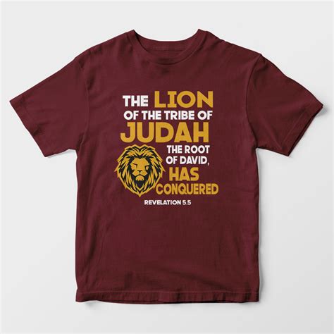 Lion Of Judah Kids T-Shirt – Divine Faith