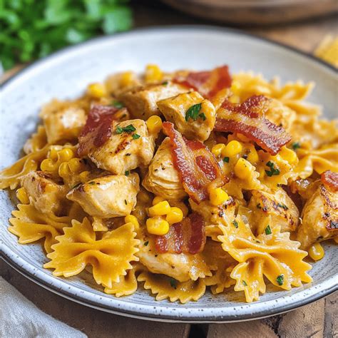 Why Chicken Corn Pasta with Bacon Is a Must-Try - Delectable Recipe