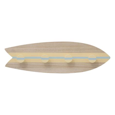 ATMOSPHERA Portemanteau enfant "Rhon", en MDF avec 4 crochets, D.16,5 x ...