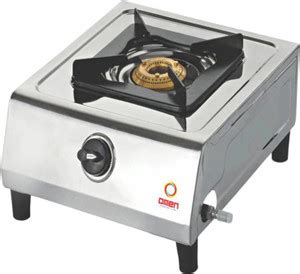 OMEN Mono Single Burner Stainless Steel Manual Gas Stove Price in India ...