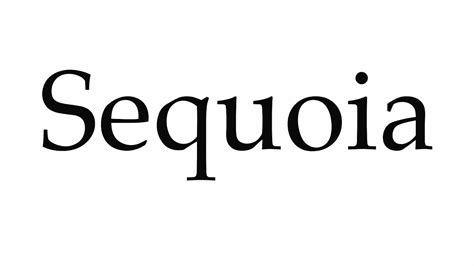 Sequoia Meaning And Pronunciation at Emma Spyer blog