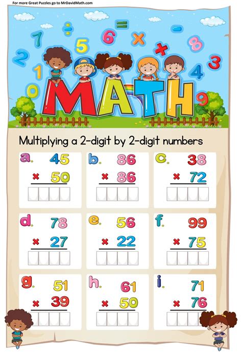 3rd Grade Math Multiplication 的图像结果