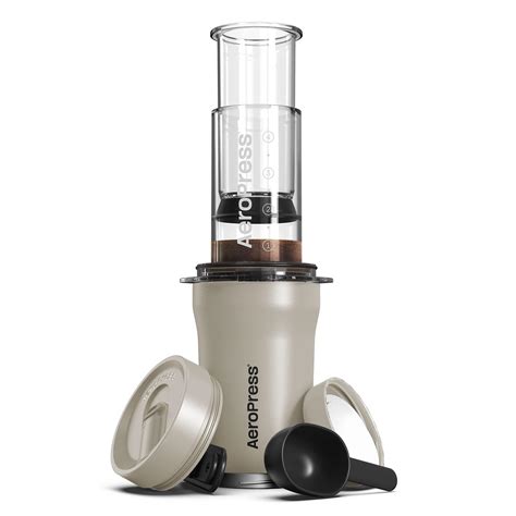 AeroPress Go Plus, Small Portable Coffee Maker for Travel & Camping - 3 ...
