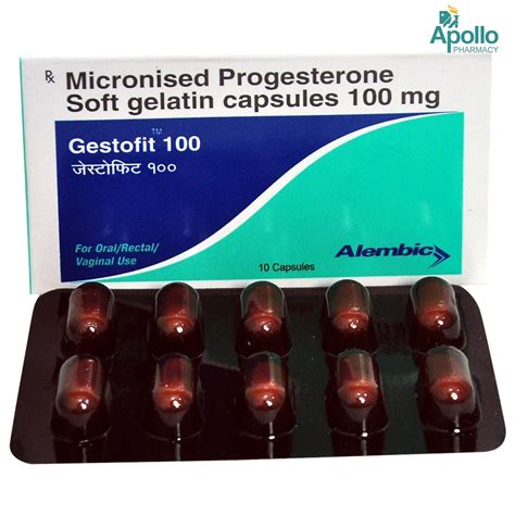 GESTOFIT 100MG CAPSULE Price, Uses, Side Effects, Composition - Apollo ...