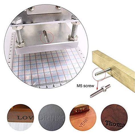 YUNSHINE ALS Script Font Die T-Slot English Letter Copper Engraving ...