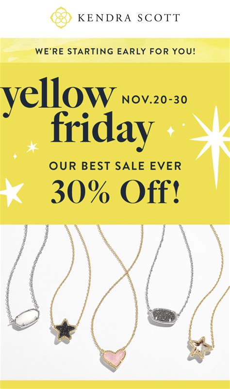 Best Kendra Scott Promo! | 30% Off Yellow Friday Sale!! - The Double ...