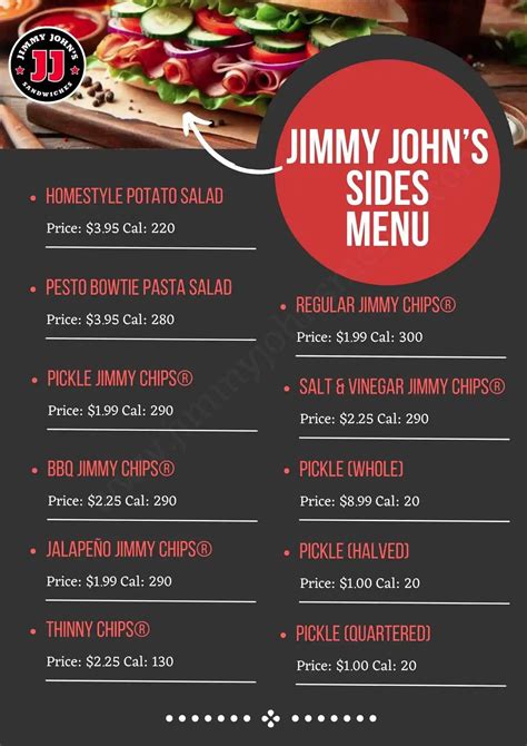 Jimmy John's Menu With Prices & Picture December 18, 2025