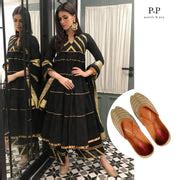 Kriti Sanon in Pastels and Pop juttis | Radiance juttis
