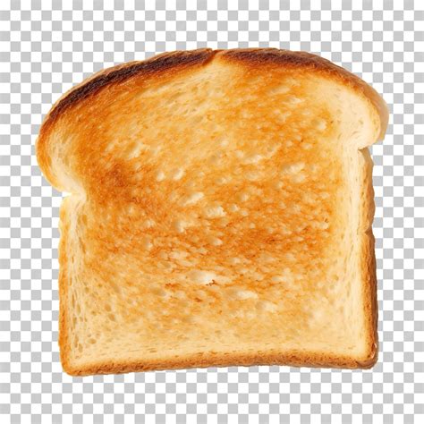 Premium PSD | Bread slice lightly toasted isolated white and ...