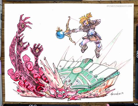 [TOTK] Here’s my drawing of TOTK Link! : r/zelda