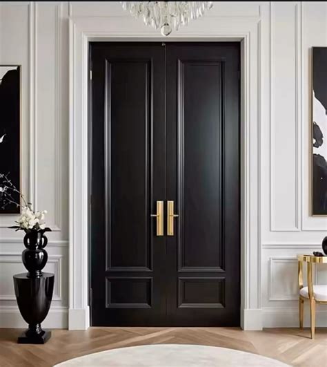 Pin by Suparna Mehra on Piramal in 2025 | Door design interior, Black interior doors ...