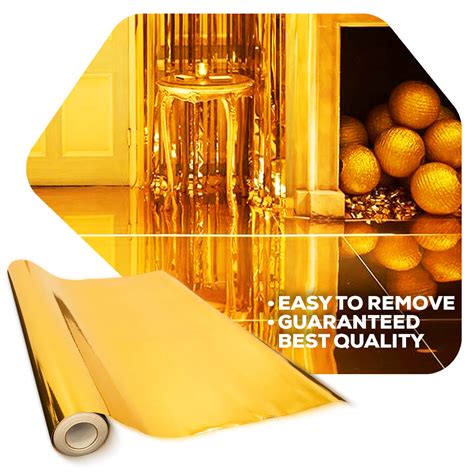 Premium Vinyl Dance Floor Wrap - Gold Mirror - Multiple Sizes