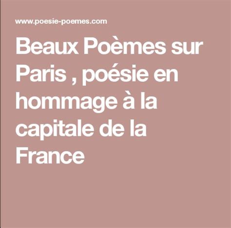 The 10 Most Beautiful Poems About Paris – A poetic Journey