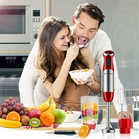 Bonsenkitchen Hand Blender, 4-in-1 Stainless Steel India | Ubuy