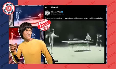 Video of Bruce Lee Playing 2 vs 1 Table Tennis Is Actually A Nokia Ad ...