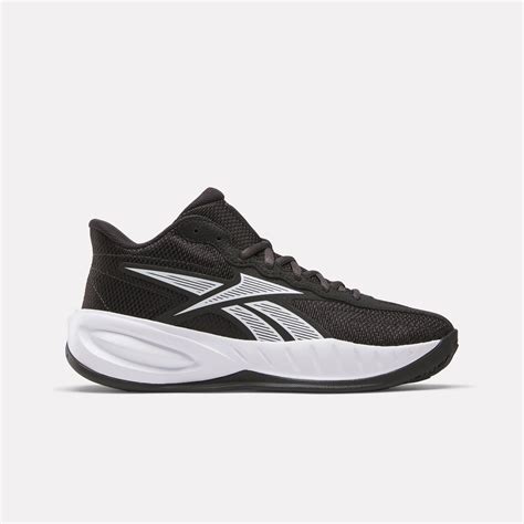 Reebok Footwear Kids Press Basketball Shoes - Grade School CORE BLACK ...