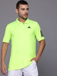 ADIDAS Graphic Print Men Polo Neck Green T-Shirt - Buy ADIDAS Graphic ...