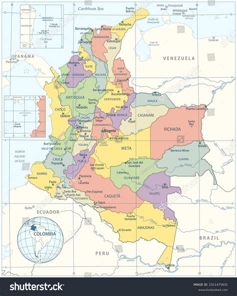Mapa Político De Colombia: Over 6,415 Royalty-Free Licensable Stock Illustrations & Drawings ...