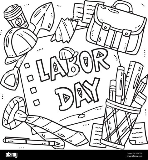 Labor Day Coloring Page