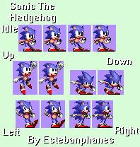 Sprite Sonic the hedgehog by estebanphanes on DeviantArt