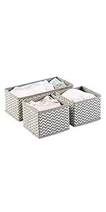 House of Quirk Standard Rectangular Storage Box Closet Dresser Drawer ...