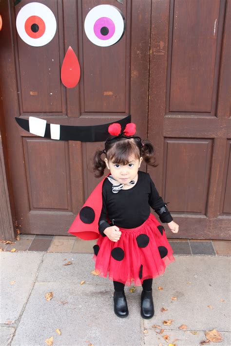 DIY ladybird/ ladybug costume | Toddler halloween costumes, Toddler ...