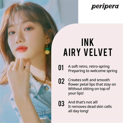 Buy Peripera Ink Airy Velvet Lip Tint | High-Pigmentation, Lightweight ...