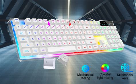 Amazon.in: Buy MageGee Gaming Wired Keyboard and Mouse Combo, K1 LED ...