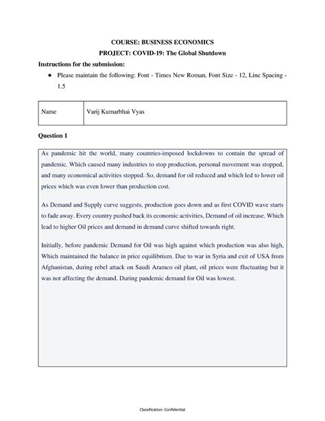 Covid 19+Submission+Template - COURSE: BUSINESS ECONOMICS PROJECT ...