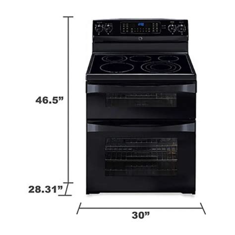 BIM objects - Free download! Kenmore Elite 97319 6.9 cu. ft. Double ...