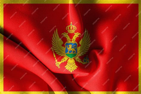 Premium Photo | Flag of montenegro the official symbol and insignia patriot background national ...