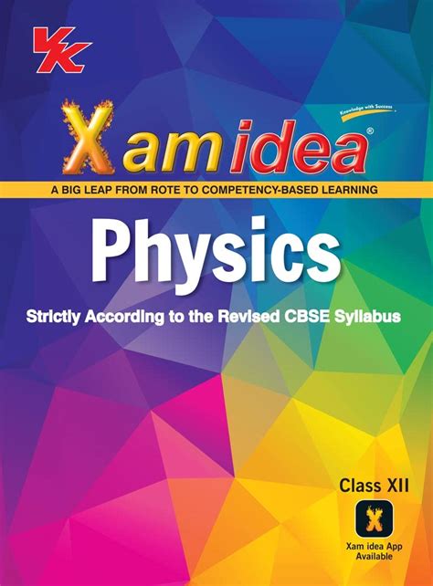 Xam idea Physics Book Class 12 | CBSE Board | Chapterwise Question Bank ...