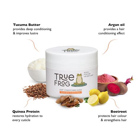 Deep Conditioning Hair Mask | True Frog | No Sulphates, Parabens ...
