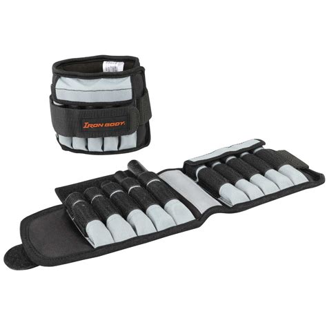 Deluxe Adjustable Ankle Weights, Available in 5 lb. (2 x 2.5 lb.) or 1