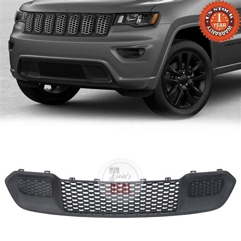 Partzer Accessories: Front Bumper Lower Grille Compatible with Jeep Grand Cherokee 2017-2022 ...