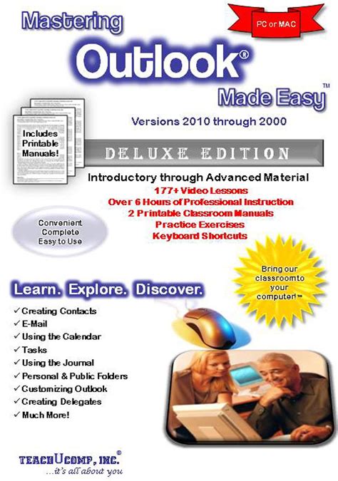 Mastering Microsoft Outlook Made Easy Training Tutorial v. 2010, 2007 ...
