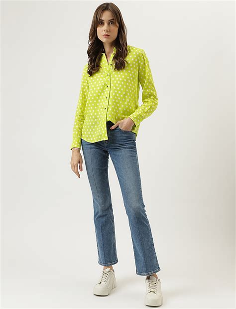 Buy Polka Dot Regular Fit Shirt at Marks & Spencer