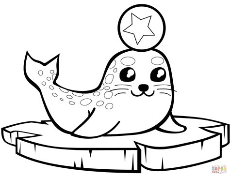 Seal Coloring Page Printable - Free coloring pages to print