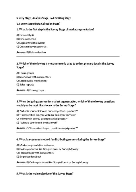 Market Segmentation Process: Survey, Analysis, and Profiling Stages ...