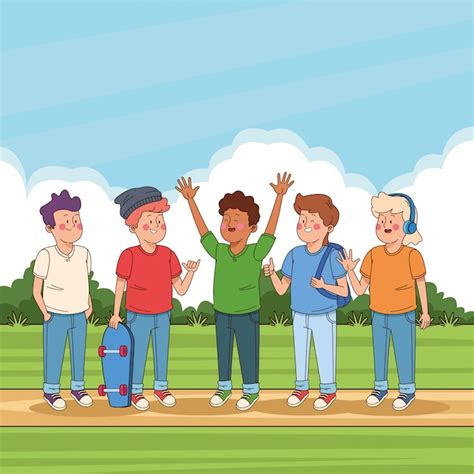 Images de Amis Parc Dessin Enfants – Téléchargement gratuit sur Freepik