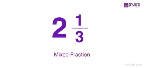 Types of Fractions (Proper Fraction, Improper Fraction and Mixed Fraction)