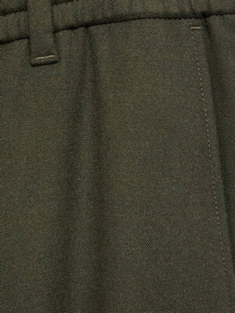 Mango Slim Fit Adjustable Drawstring Trousers, Khaki