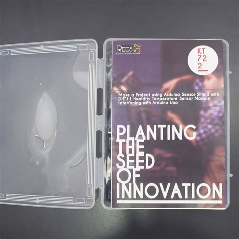 Make a project using Arduino sensor shield using DHT11 – REES52