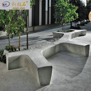 户外水泥沙发-石[CG-BENTU-J45]-户外椅-创意家具 - 坐具--东方华奥办公家具、现代经典创意家具网