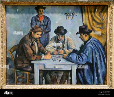 The Card Players, 1890-92, by Paul Cézanne Stock Photo - Alamy