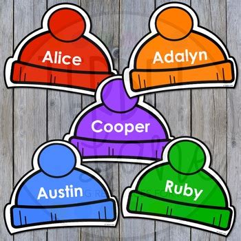 Winter Cubby Tags Bundle by Terbet Lane | TPT