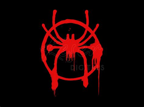 Spider-man Miles Morales Spider Spray Paint logotipo de Miles - Etsy México