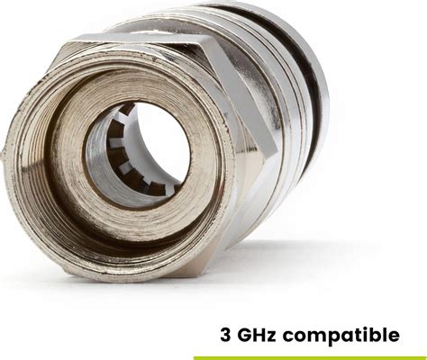 TRUE CABLE trueCABLE Universal Easy Fit RG6 & RG6Q Compression India | Ubuy