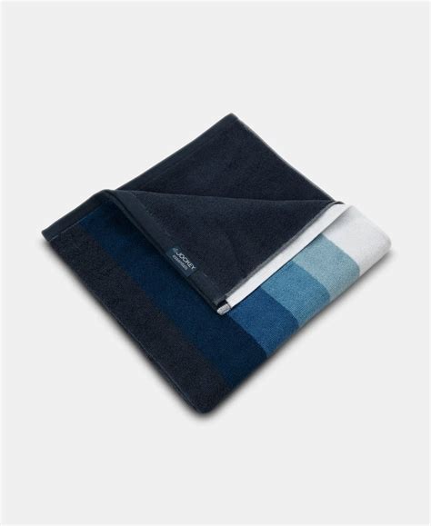 Buy Cotton Terry Ultrasoft and Durable Striped Bath Towel - Navy T105 ...