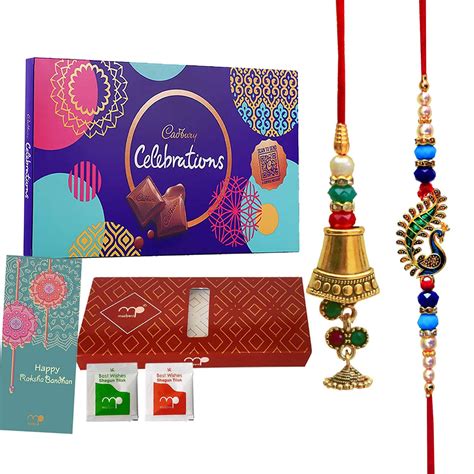 Maalpani Rakhi for Bhaiya Bhabhi With Celebration Gift Pack - Rakhi ...